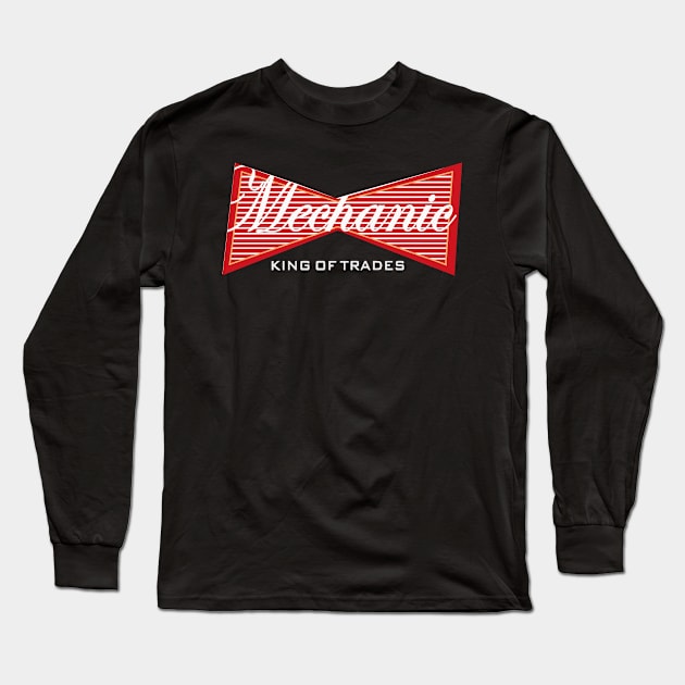 Mechanic King Of Trades Long Sleeve T-Shirt by Tee-hub